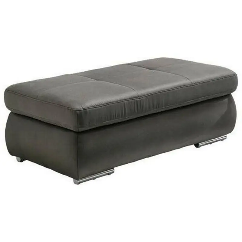 Hocker in Textil Dunkelgrau