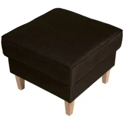 Hocker in Textil Braun