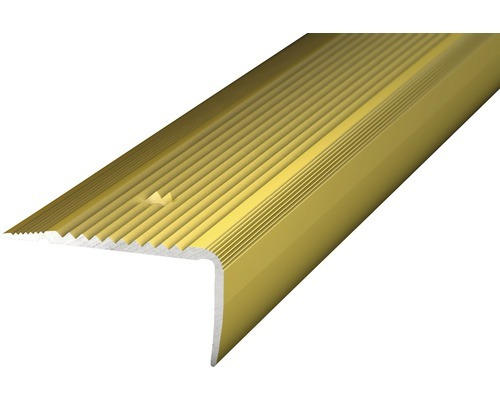 Treppenkantenprofil Nova Aluminium gold 45x23x2700 mm