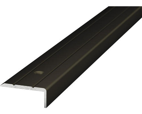 Winkelprofil Aluminium gelocht bronze 24,5x10x2700 mm