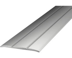 Übergangsprofil selbstklebend Aluminium silber 38x1000 mm