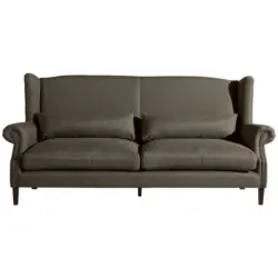 Dreisitzer-Sofa in Flachgewebe Sahara