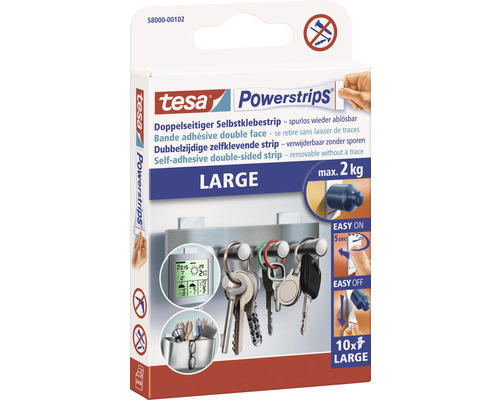 Tesa Powerstrips Large 10 Stk.