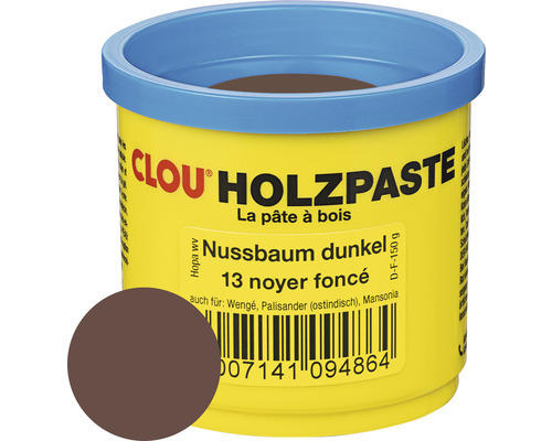 Clou Holzpaste nussbaum dunkel 150