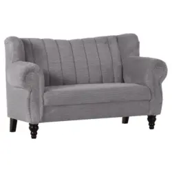 Sofa in Cord Hellgrau