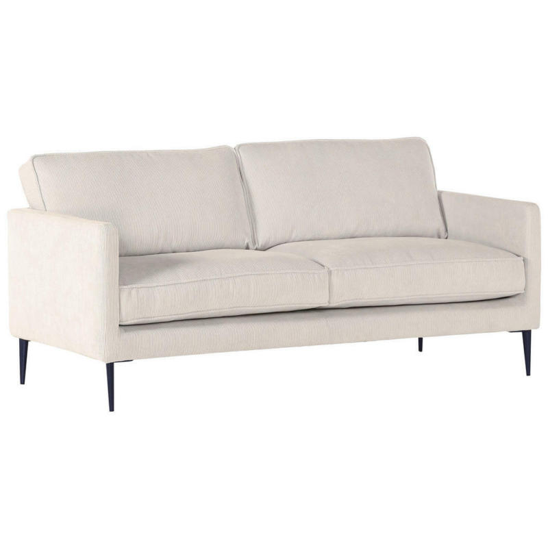 Sofa in Kord Weiß