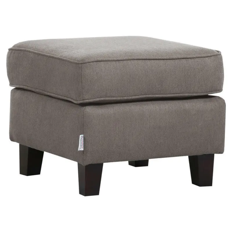 Hocker in Holz, Textil Hellbraun