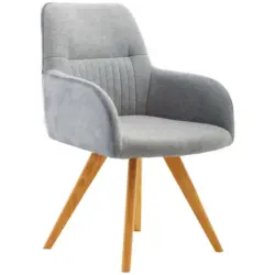 Armlehnstuhl in Webstoff