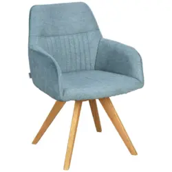 Armlehnstuhl in Webstoff