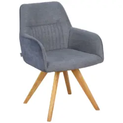 Armlehnstuhl in Webstoff