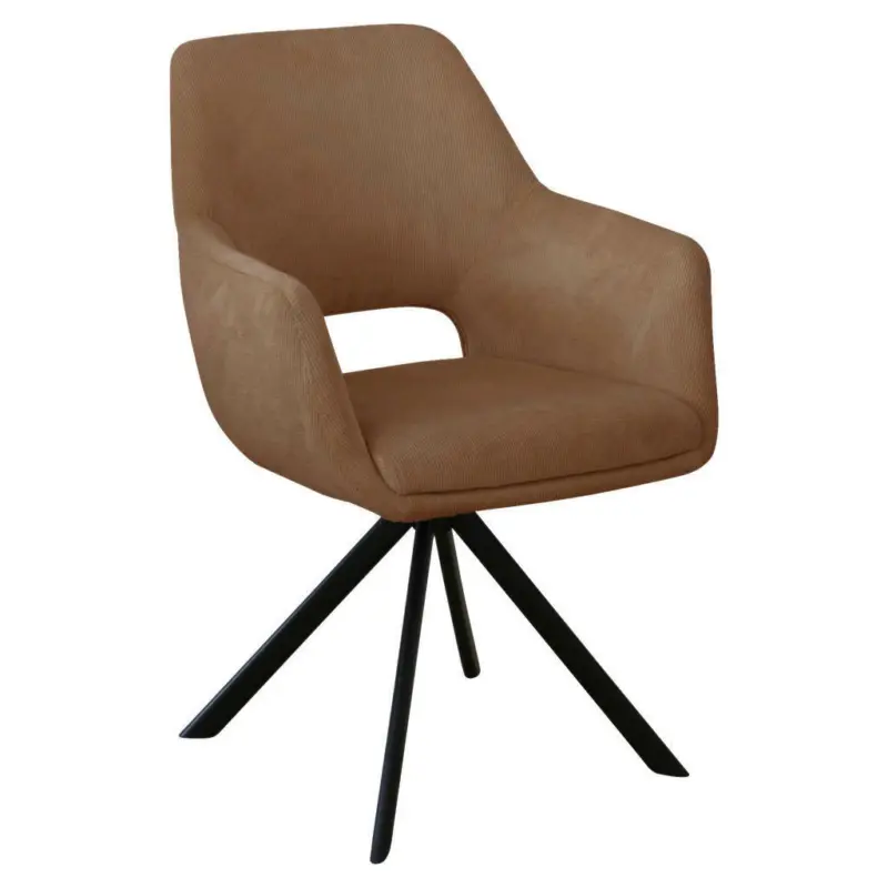 Armlehnstuhl in Eisen Webstoff