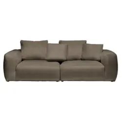 Bigsofa in Samt Braun