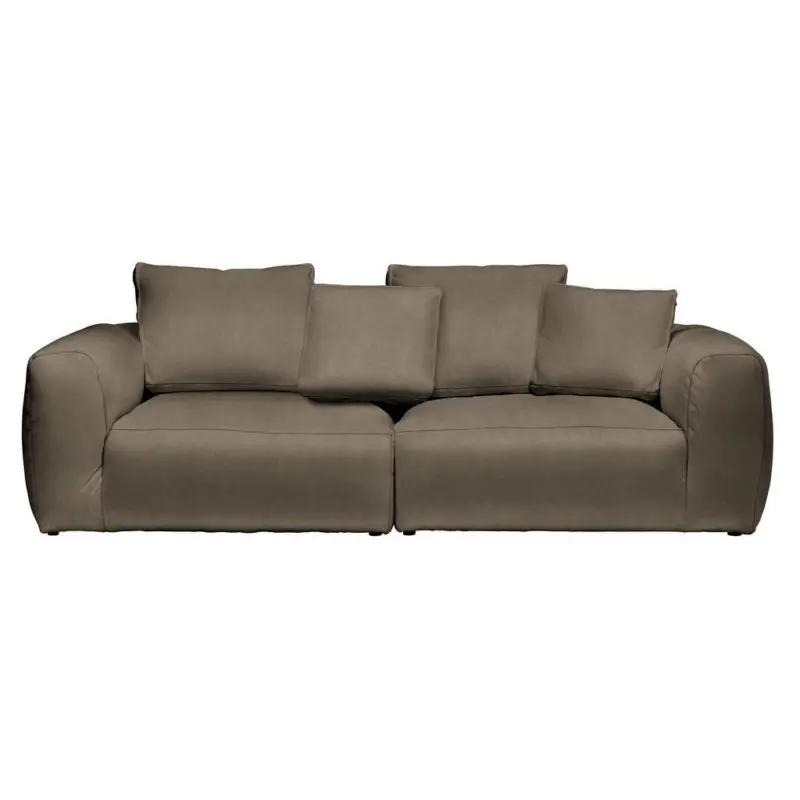 Bigsofa in Samt Braun