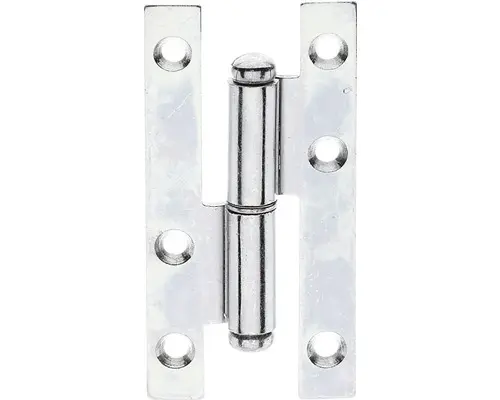 Scharnier Aushebescharnier Alberts 45 x 94 x 2,5 mm rechts