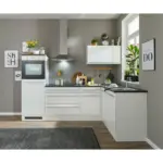 XXXLutz Lauterach - Ihr M&ouml;belhaus bei Bregenz Eckk&uuml;che 260/175 cm in Wei&szlig;, Wei&szlig; Hochglanz