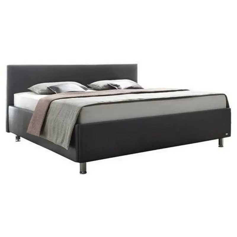 Boxspringbett 160/200 cm in Dunkelgrau
