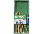 Hornbach Spax Universalschraube Kreuzschlitz PZ 2, Senkkopf, Holz-Vollgewinde, 5x80 mm, 10 Stück