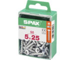 Hornbach Spax Universalschraube T 20, Halbrundkopf, 5x25 mm, 50 Stück