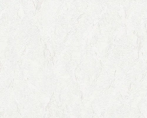 Strukturprofiltapete Putz-Optik, weiß