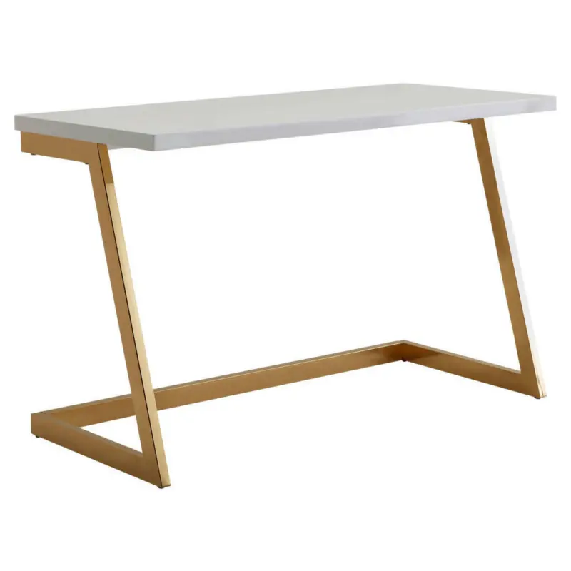 Schreibtisch 120/55/76 cm in Wei&szlig;