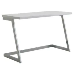 Schreibtisch 120/55/76 cm in Wei&szlig;