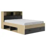 XXXLutz Lauterach - Ihr M&ouml;belhaus bei Bregenz Stauraumbett 140/190 cm in Schwarz, Kastanienfarben