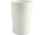 Hornbach Marley Rohrmuffe Kunststoff rund Verkehrsweiss RAL 9016 NW 75 mm