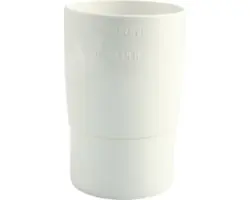 Marley Rohrmuffe Kunststoff rund Verkehrsweiss RAL 9016 NW 105 mm