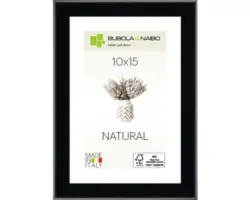 Bilderrahmen Holz Eva schwarz 10x15 cm