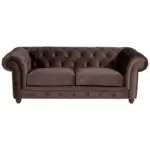 XXXLutz Lauterach - Ihr Möbelhaus bei Bregenz Chesterfield-Sofa in Samt, Velours Braun