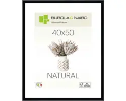 Bilderrahmen Holz Eva schwarz 40x50 cm