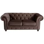 XXXLutz Lauterach - Ihr Möbelhaus bei Bregenz Chesterfield-Sofa in Samt, Velours Braun