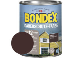 Holzfarbe-Dauerschutzfarbe Bondex kakao/schokoladenbraun 750 ml