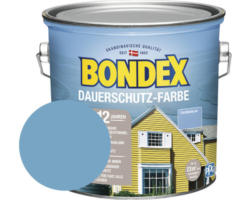 Holzfarbe-Dauerschutzfarbe Bondex taubenblau 2,5 l