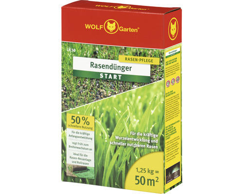 Rasen-Starterdünger WOLF-Garten 1,25 kg / 50 m²