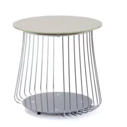Couchtisch in Metall 50/50/50 cm