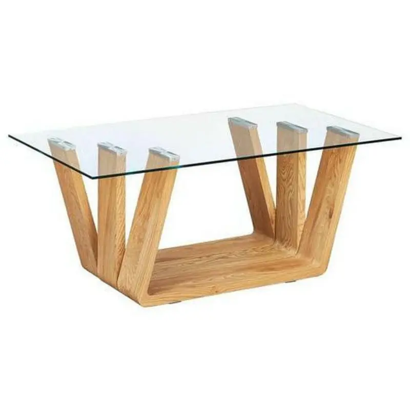 Couchtisch in Glas, Holzwerkstoff 110/60/45 cm