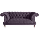 XXXLutz Lauterach - Ihr Möbelhaus bei Bregenz Chesterfield-Zweisitzer-Sofa in Velours Lila