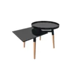 XXXLutz Lauterach - Ihr M&ouml;belhaus bei Bregenz Beistelltisch in Holz, Metall, Holzwerkstoff 49,5/77/46 cm