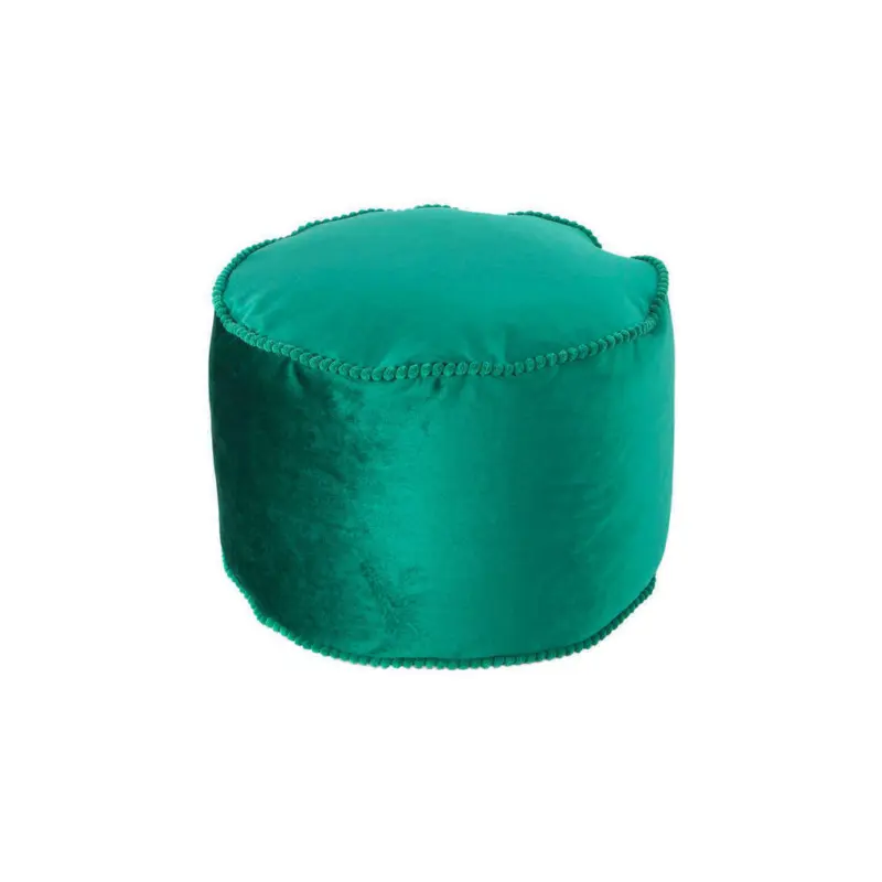Pouf in Grün Textil