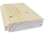 Hornbach Profilholz Blockwand Fichte 2400x146x38 mm