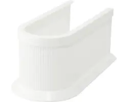 Siphonabdeckung Fackelmann zuschneidbar weiß