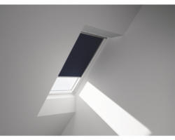 VELUX Verdunkelungsrollo uni dunkelblau manuell Rahmen aluminium DKL PK10 1100S