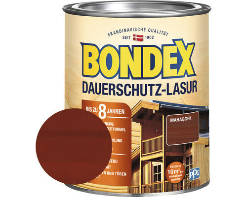 Dauerschutz-Lasur Bondex mahagoni 750 ml