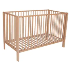 Gitterbett Natur Buche 120x60