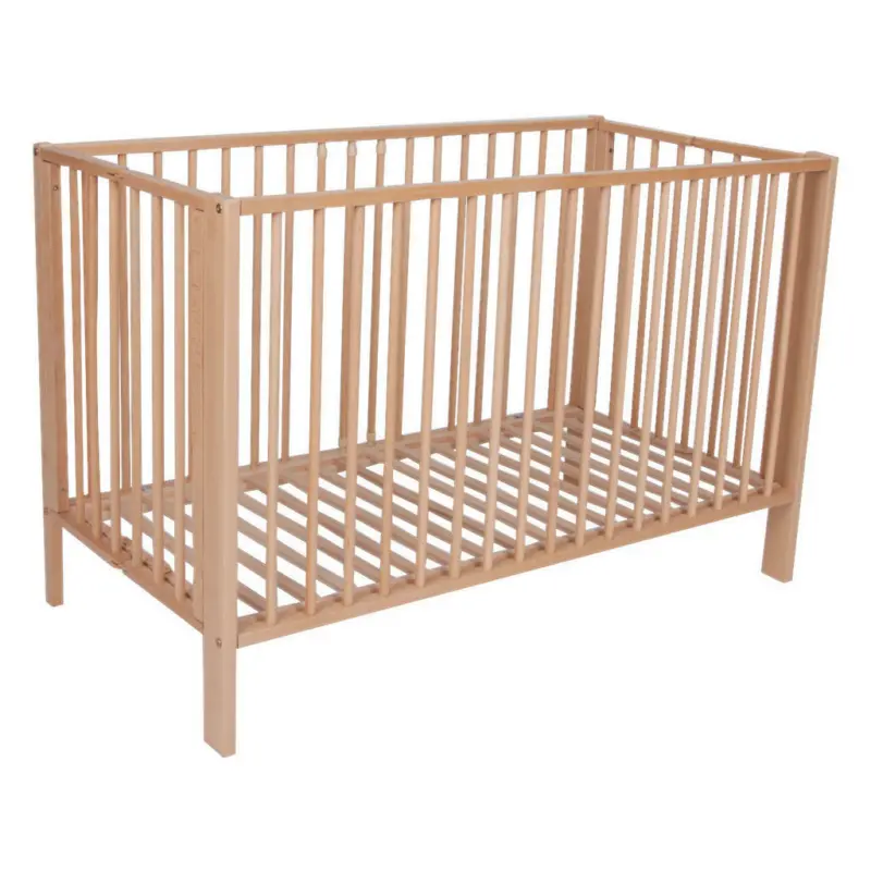Gitterbett Natur Buche 120x60