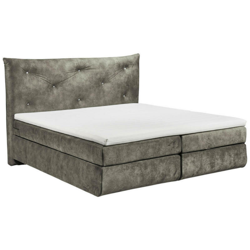 Boxspringbett 180/200 cm in Grau