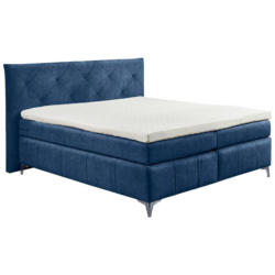 Boxspringbett 180/200 cm in Blau