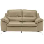 XXXLutz Lauterach - Ihr M&ouml;belhaus bei Bregenz Zweisitzer-Sofa in Echtleder Greige