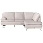 XXXLutz Lauterach - Ihr M&ouml;belhaus bei Bregenz Ecksofa in Echtleder Greige